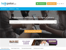 Tablet Screenshot of hellopeter.com